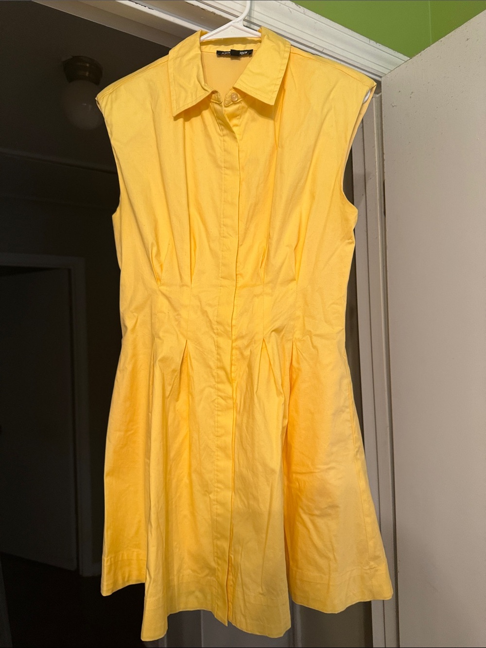 Steve Madden Yellow Sleeveless Mini Dress